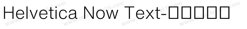 Helvetica Now Text字体转换
